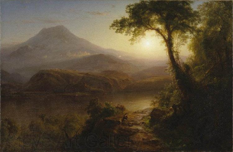 Frederic Edwin Church Tropical Scenery Norge oil painting art